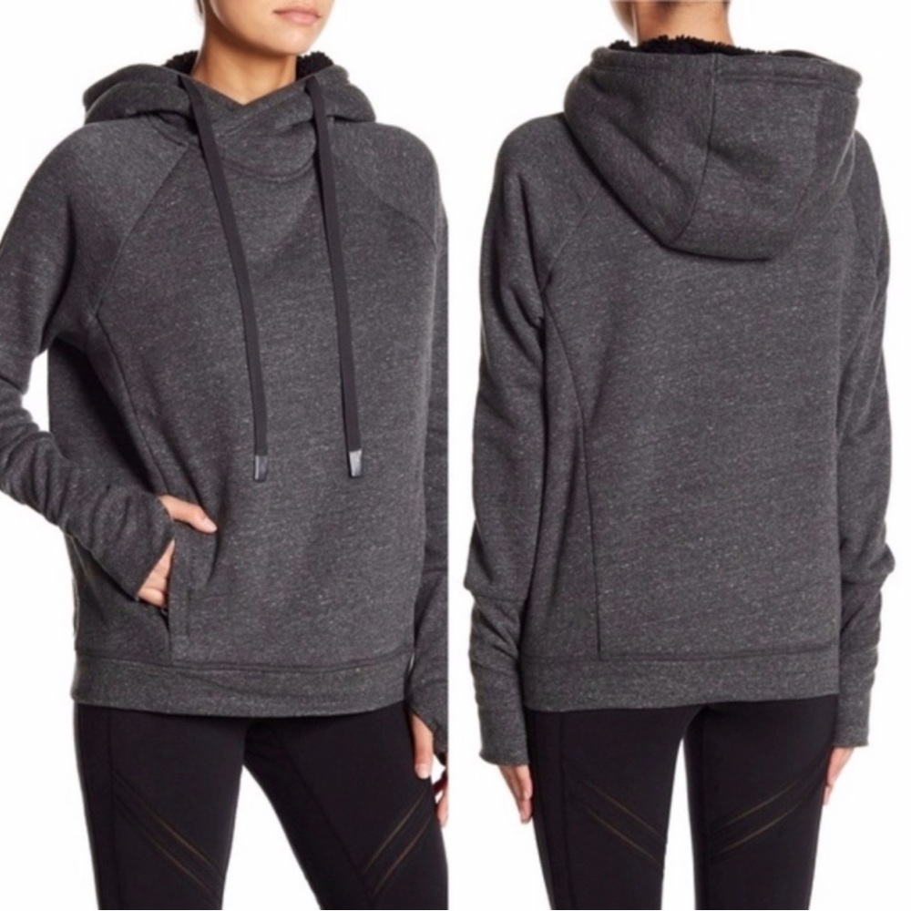 Alo Frost Faux Shearling Lined Hoodie